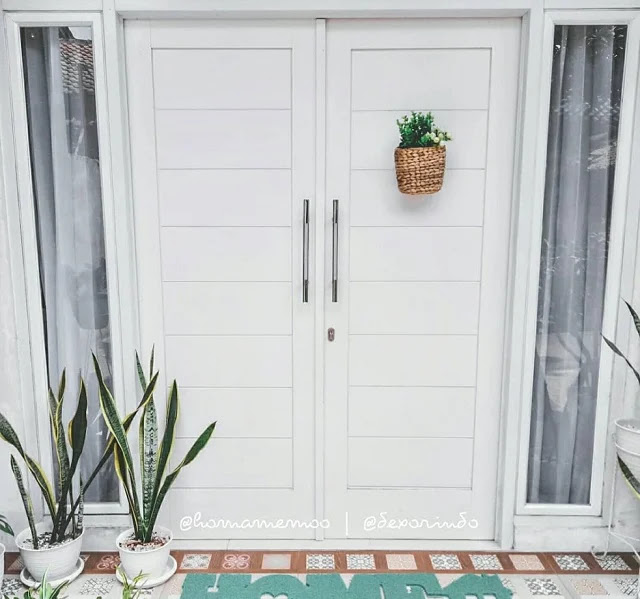 Model pintu rumah minimalis 2 pintu