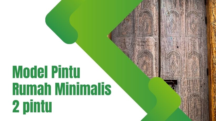 Model pintu rumah minimalis 2 pintu