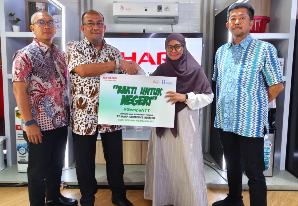 Sharp Indonesia, Bantuan Gempa NTT